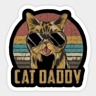 daddy cat Sticker